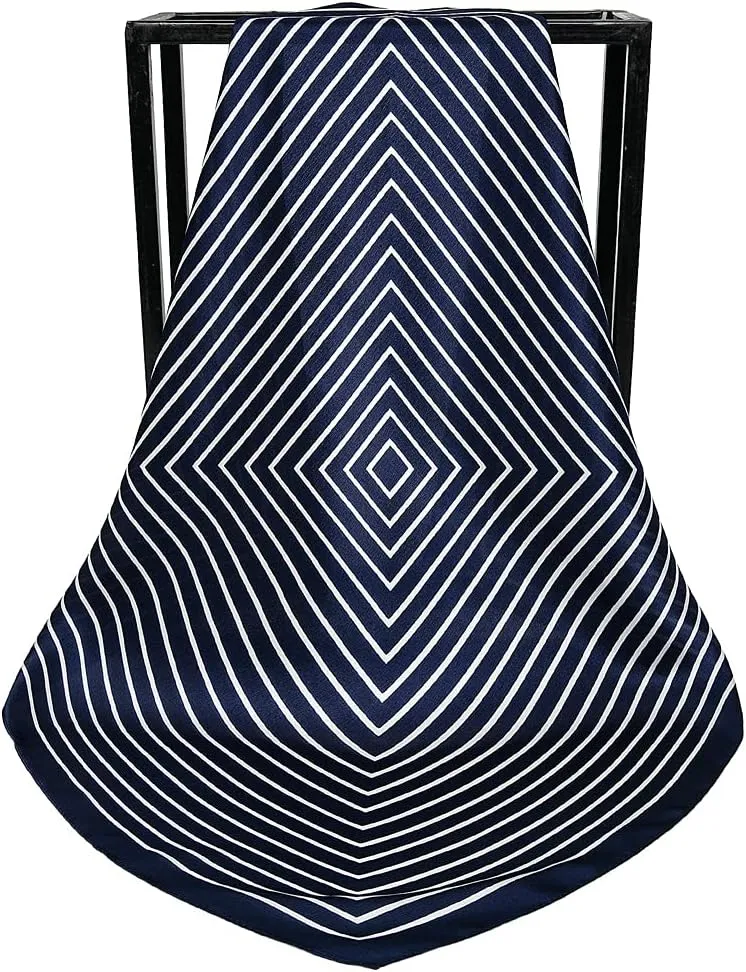 100% Mulberry Silk Scarf Square Hair Scarves Fashion Pattern Neck Scarfs for Women