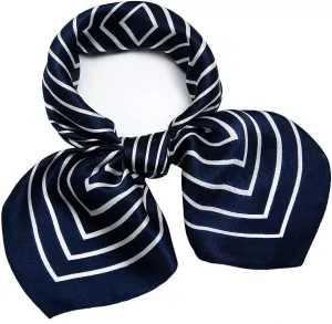 100% Mulberry Silk Scarf Square Hair Scarves Fashion Pattern Neck Scarfs for Women