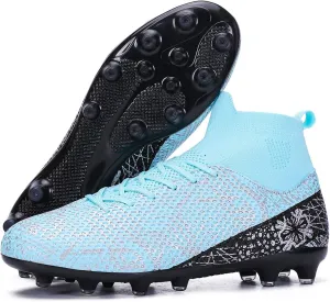 Adult Soccer Cleats Men Lightweight Football Boots Breathable Professional Sneaker Sport Athletic Ground Football Shoes