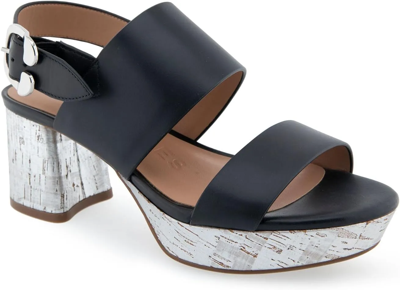 Aerosoles Women's Camera Platform Heeled Sandal