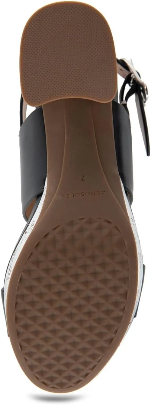 Aerosoles Women's Camera Platform Heeled Sandal