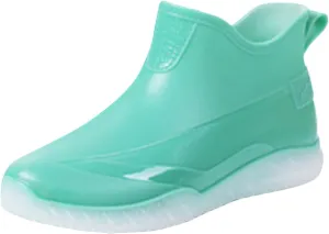 AMDBEL Rain Boots Women Size 8, Waterproof Chelsea Rain Boots, Adjustable Short Rainboots Shoes, Adult Cute Lightweight Garden Boots for Outdoor