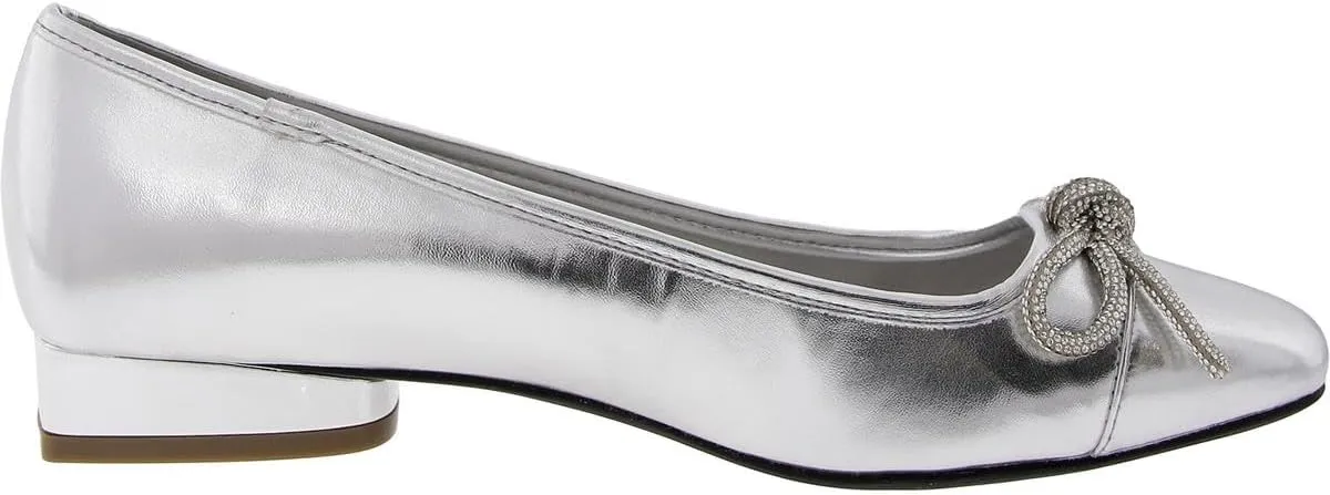 Anne Klein Womens Cassidy Rhinestones Square Toe Mary Janes