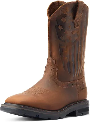 Ariat Men's Sierra Shock Shield Patriot Work Boot
