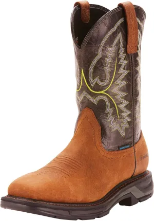 Ariat Men's WorkHog XT Wide Square Toe Waterproof Work Boot