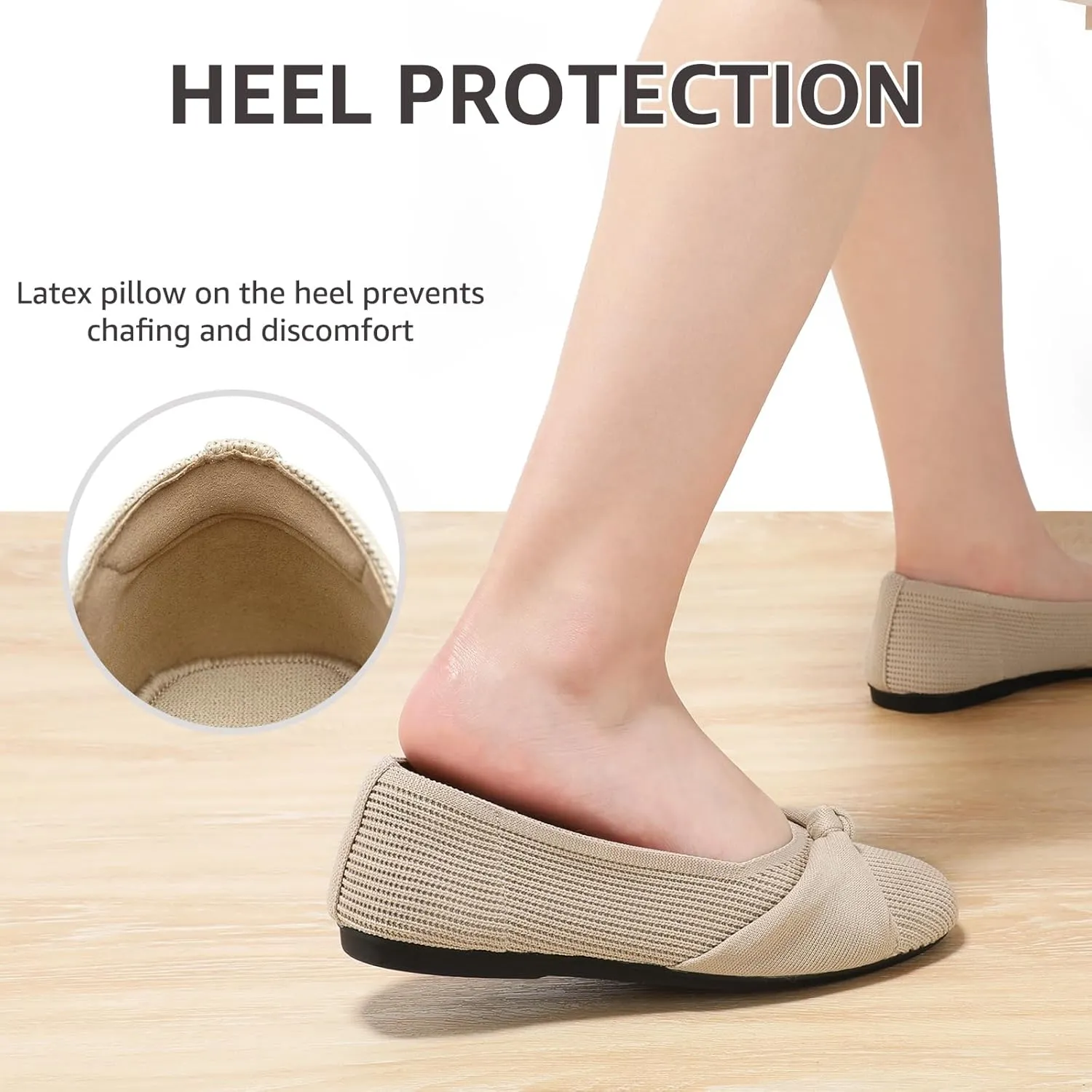 Bacia Women Flats Shoes Comfortable Washable Casual Ballet Flats