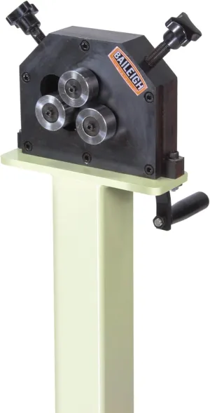 Baileigh Industrial - R-M5; Manually Operated Three Roll Ring Roller, Includes Stand, Tooling for Flat (1006854)