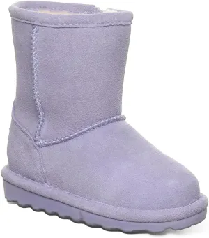 BEARPAW Elle Toddler Multiple Colors | Toddler's Boot Classic Suede with Zipper | Kid's Slip On Boot | Comfortable Winter Boot