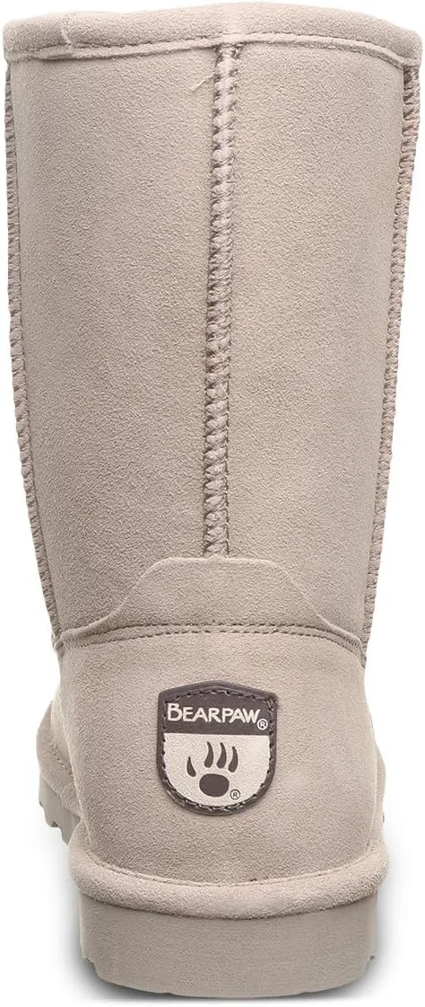 BEARPAW Women's Elle Short Multiple Colors | Women's Boot Classic Suede | Women's Slip On Boot | Comfortable Winter Boot