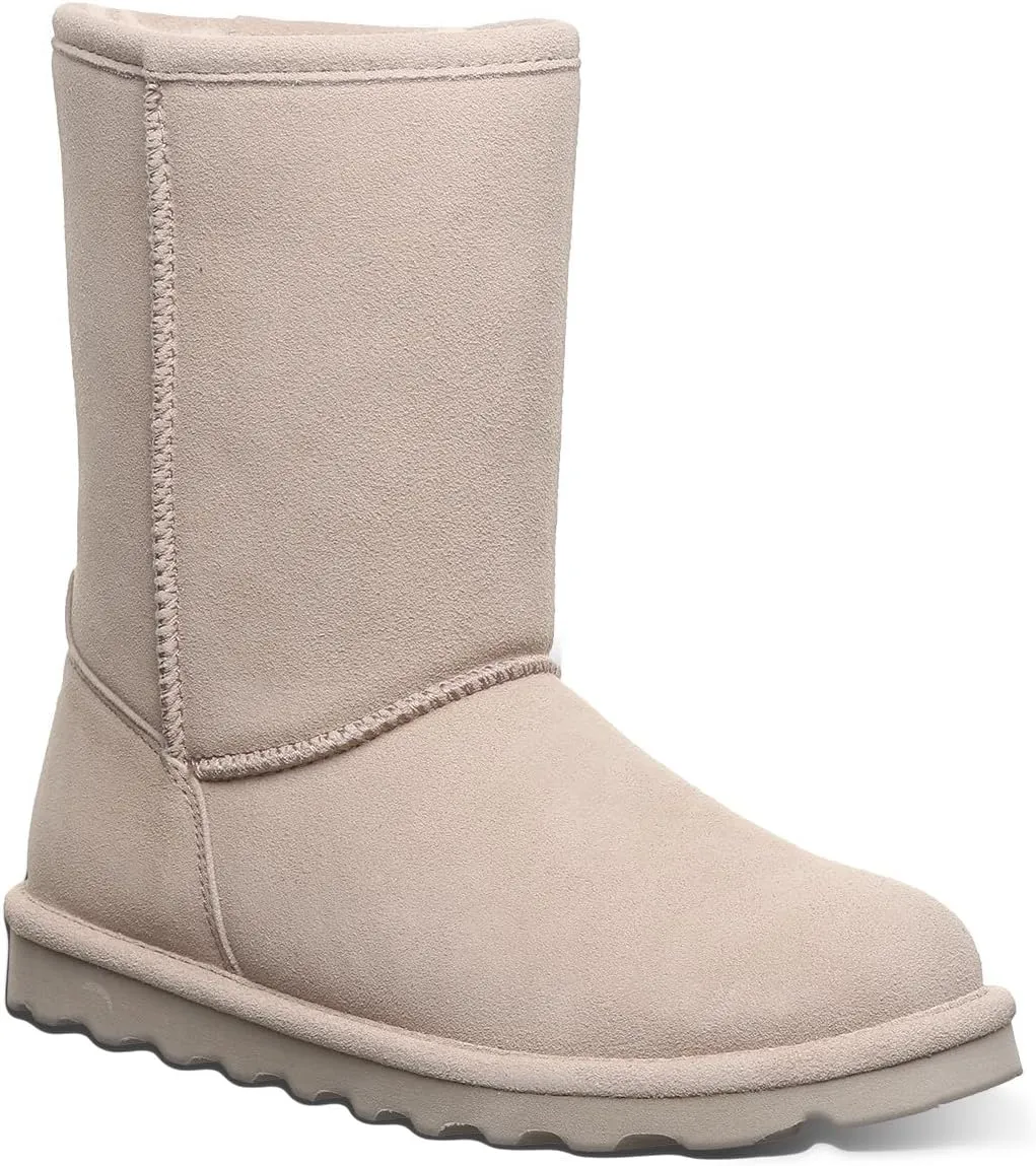 BEARPAW Women's Elle Short Multiple Colors | Women's Boot Classic Suede | Women's Slip On Boot | Comfortable Winter Boot