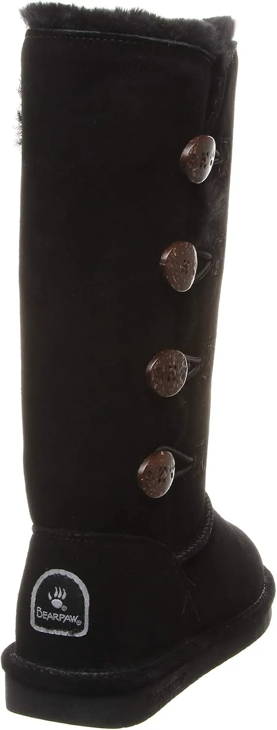 BEARPAW Women's Lori Multiple Colors | Women's Boot Classic Suede | Women's Slip On Boot | Comfortable Winter Boot