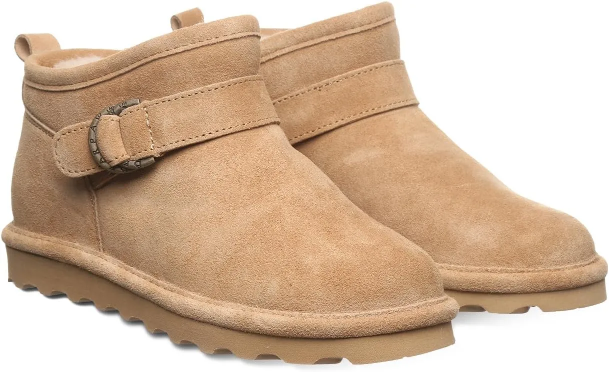 BEARPAW Women's Petite Boot Multiple Colors | Women's Ankle Boot | Women's Slip On Boot | Comfortable Winter Boot