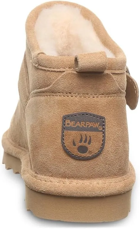 BEARPAW Women's Petite Boot Multiple Colors | Women's Ankle Boot | Women's Slip On Boot | Comfortable Winter Boot