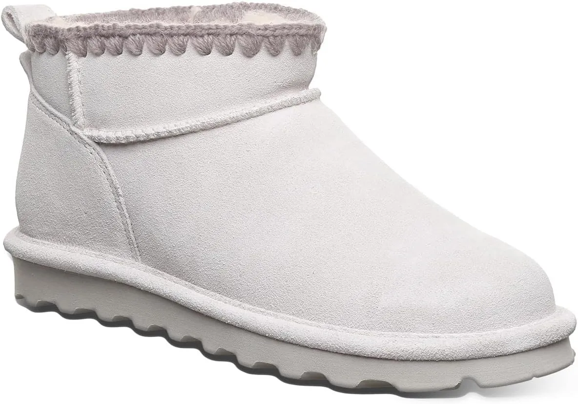 BEARPAW Women's Shorty Crochet Multiple Colors | Women's Ankle Boot | Women's Slip On Boot | Comfortable Winter Boot