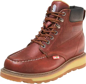 Cactus Men’s 6” Heavy Duty, Soft Toe, Genuine Goodyear Welt, Premium Full Grain Leather, Comfortable, Durable, Oil Resistant, Roofing, Industrial, Construction, Work Boots