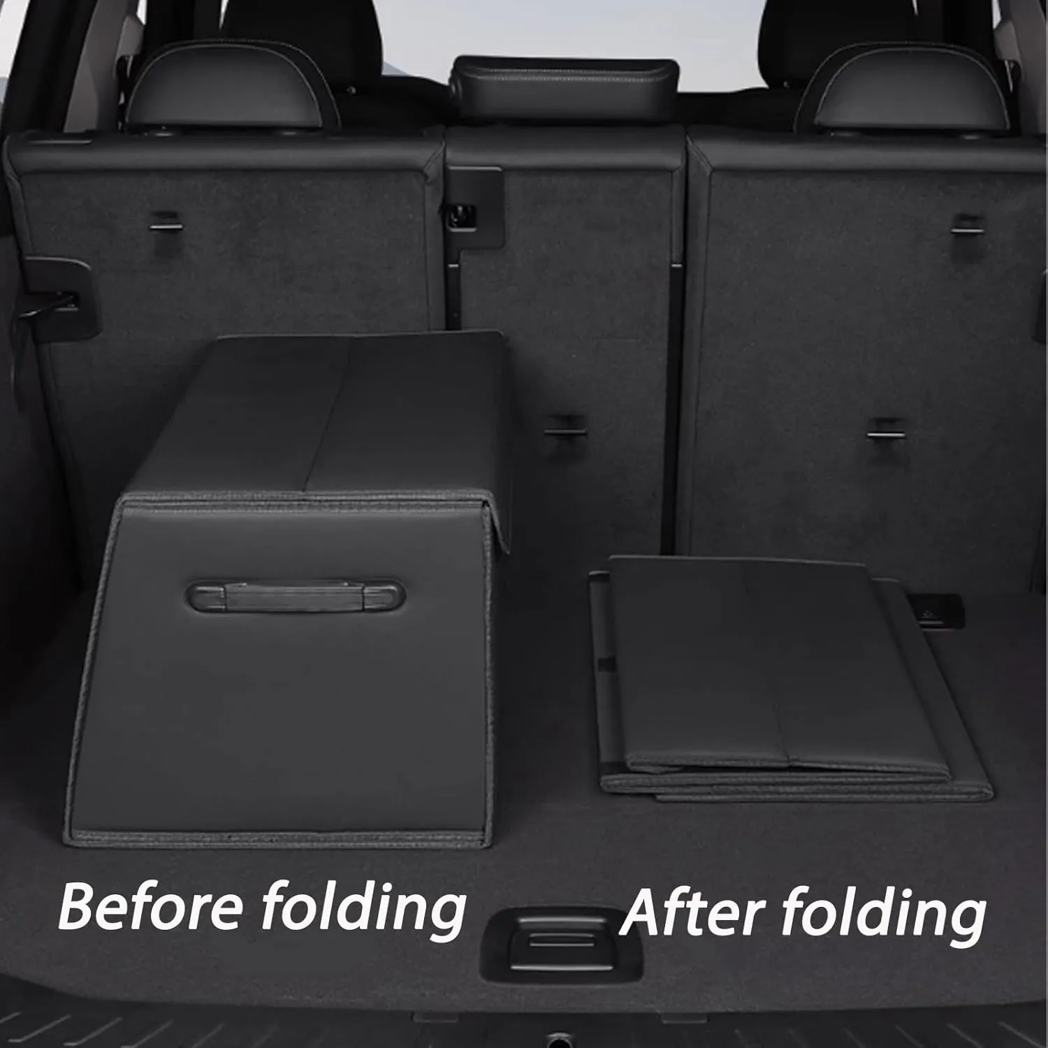Car Boot Bag for Mitsubishi Outlander CW0 Invite/Intense/Instyle 2012 2013 2014 2015 Anti Slip Robust Stable Car Boot Organiser,Waterproof Wear-Resistant Boot Tidy,B2 56 * 37 * 30