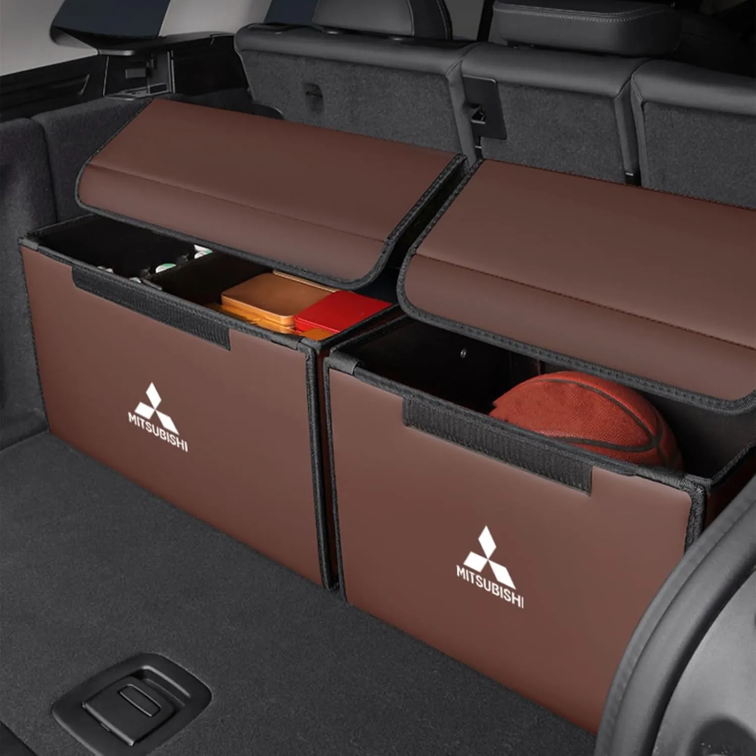Car Boot Bag for Mitsubishi Outlander CW0 Invite/Intense/Instyle 2012 2013 2014 2015 Anti Slip Robust Stable Car Boot Organiser,Waterproof Wear-Resistant Boot Tidy,B2 56 * 37 * 30