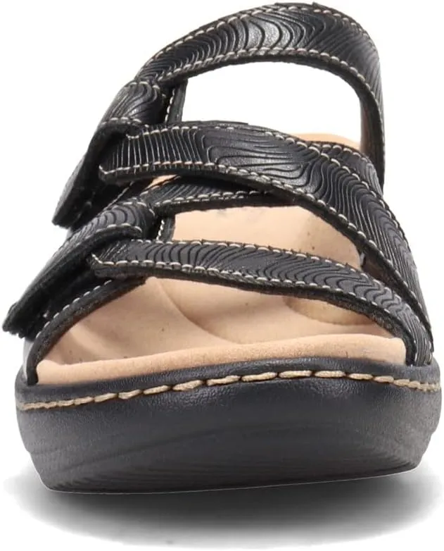 Clarks Women's Merliah Karli Sandal, Black, 6