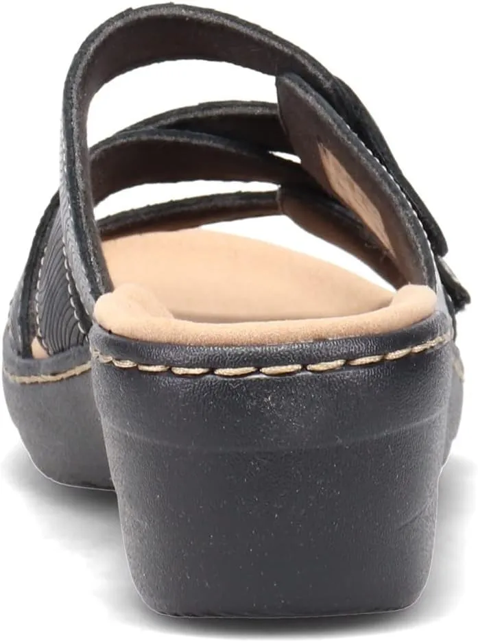 Clarks Women's Merliah Karli Sandal, Black, 6