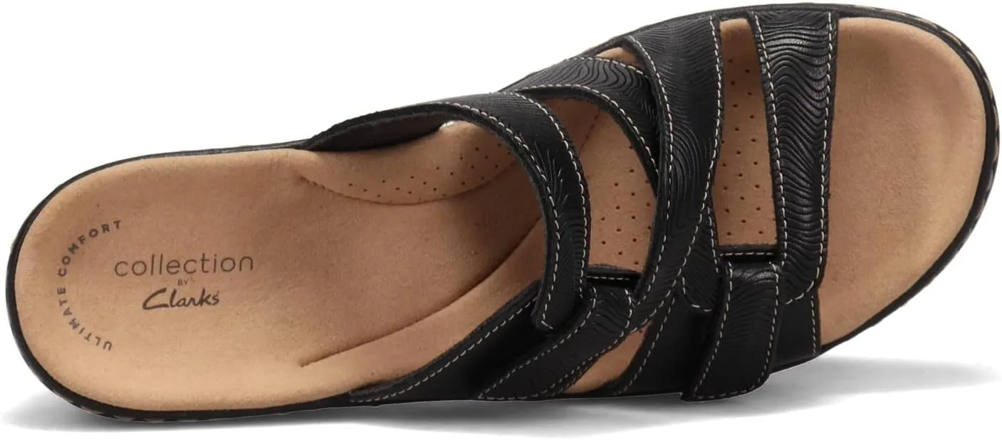 Clarks Women's Merliah Karli Sandal, Black, 6