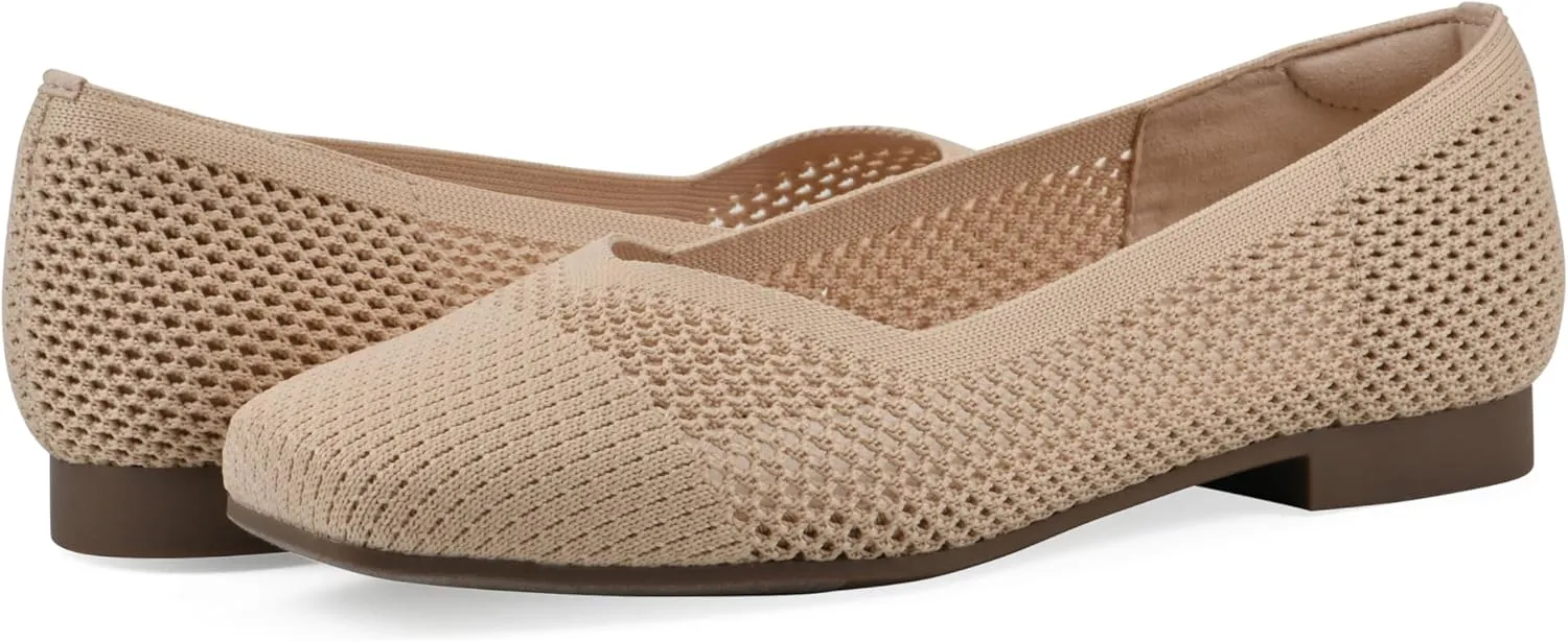 Cliffs by White Mountain Women's Beslee Knit Flat