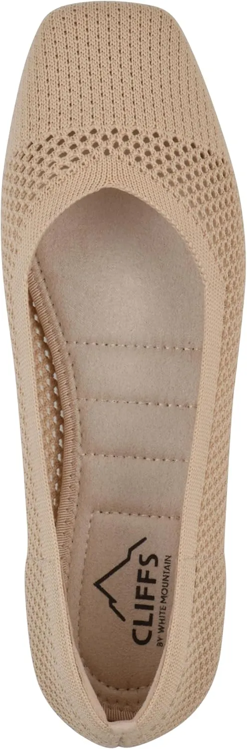 Cliffs by White Mountain Women's Beslee Knit Flat