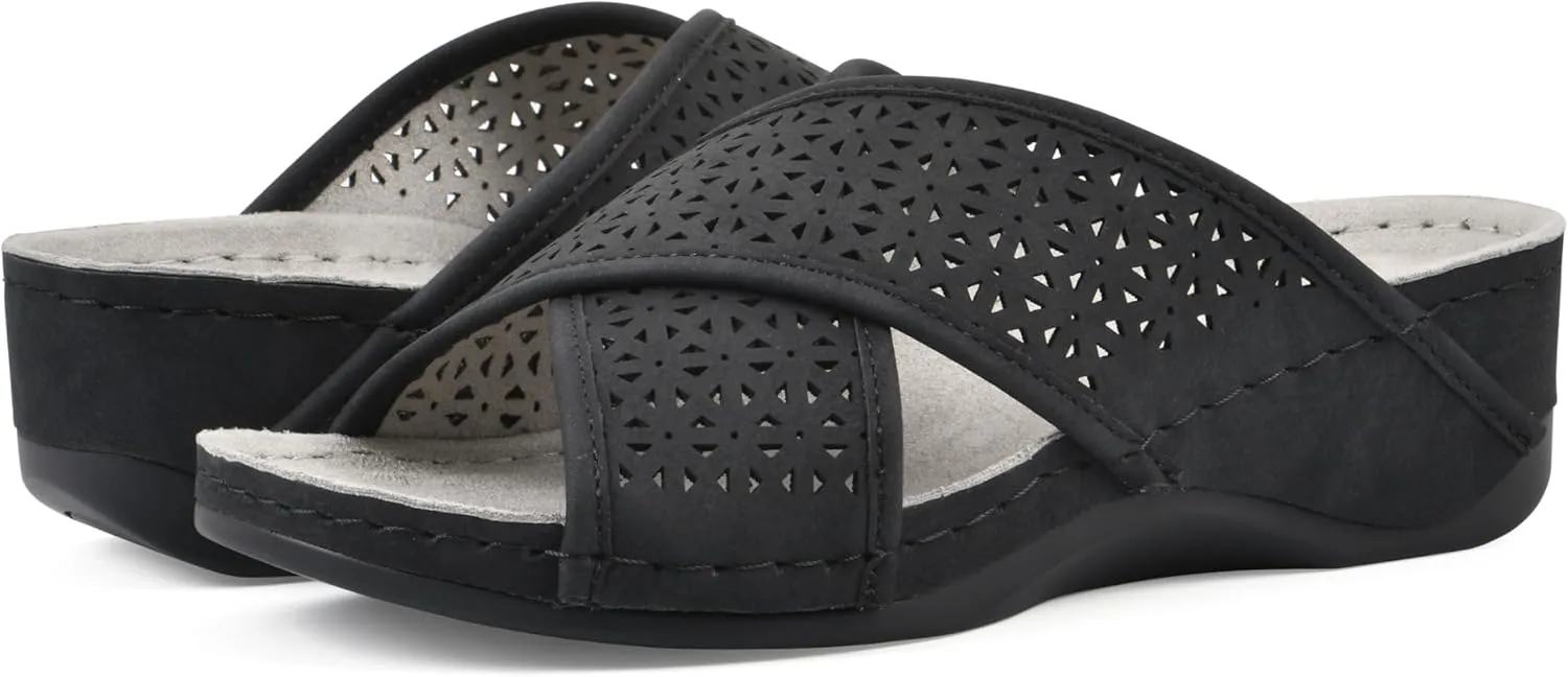 CLIFFS BY WHITE MOUNTAIN Women's Collet Wedge Sandal