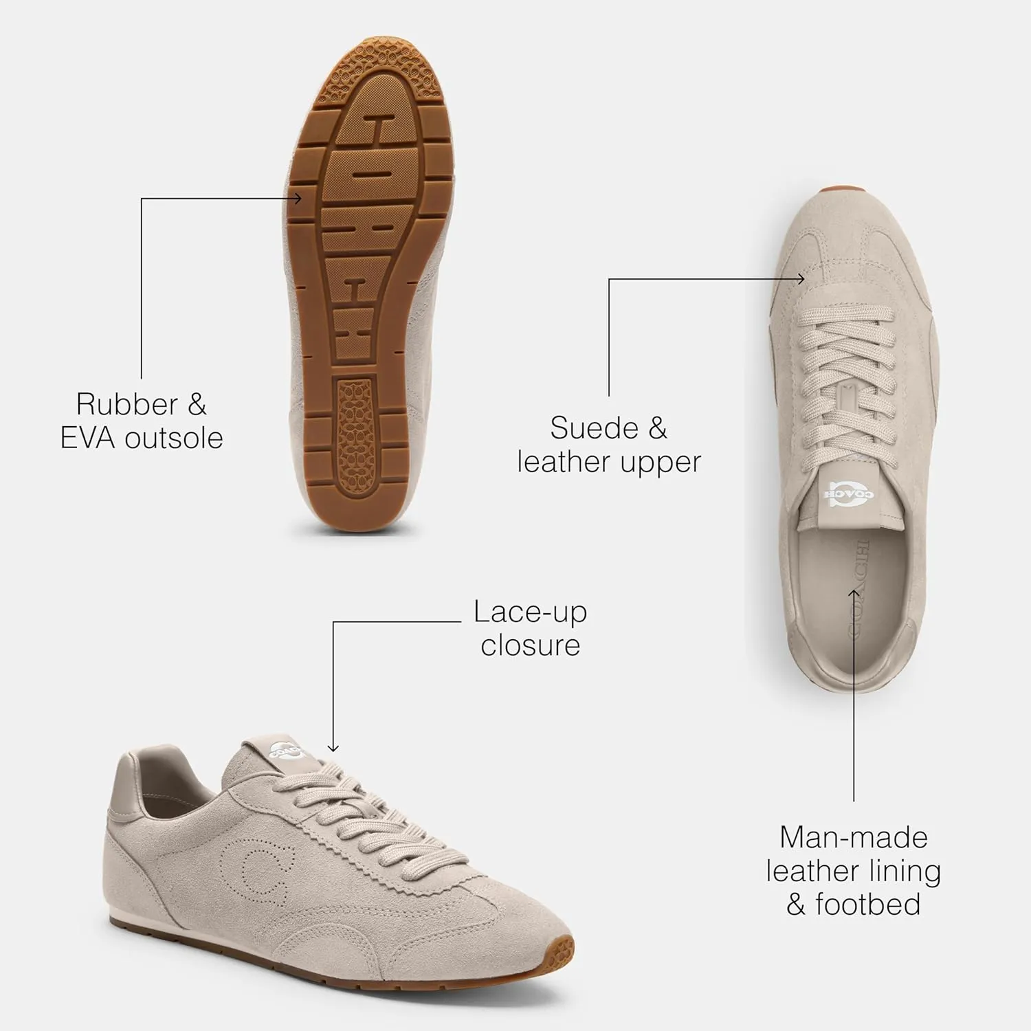 COACH Women's Flat Sneakers