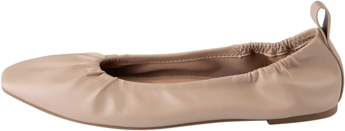 Comfort Plus by Predictions Womens Mia Square Toe Scrunch Flat