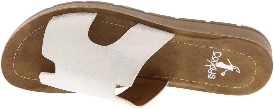 Corkys Footwear Women's Bogalusa Casual Modern Slip On Sandal