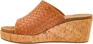Corkys Footwear Women's Wine And Dine 2.5-Inch Wedge Sandal - With A Woven Upper, Cork Platform, Slip-On Design, and Corkys Soft EVA Insoles For All Day Wear