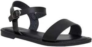 CUSHIONAIRE Women's Clara One Band Ankle Strap Sandal  Memory Foam, Wide Widths Available
