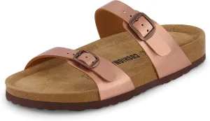 CUSHIONAIRE Women's Liam Cork footbed Sandal with  Comfort