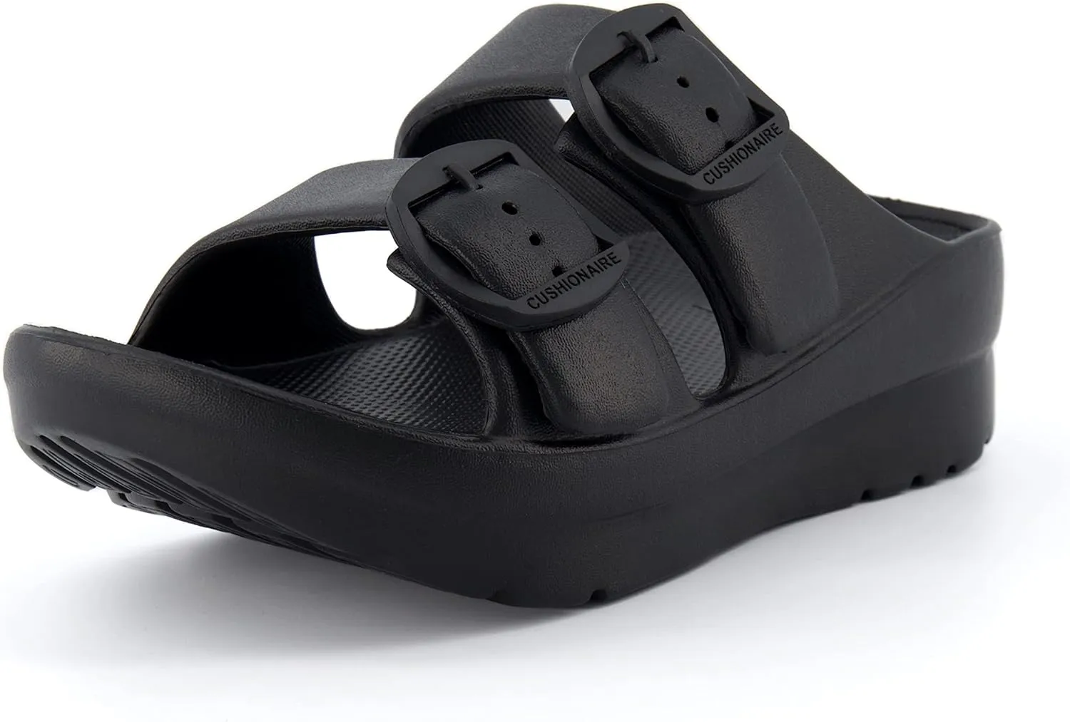 CUSHIONAIRE Women's Mesa recovery slide sandal with  Comfort