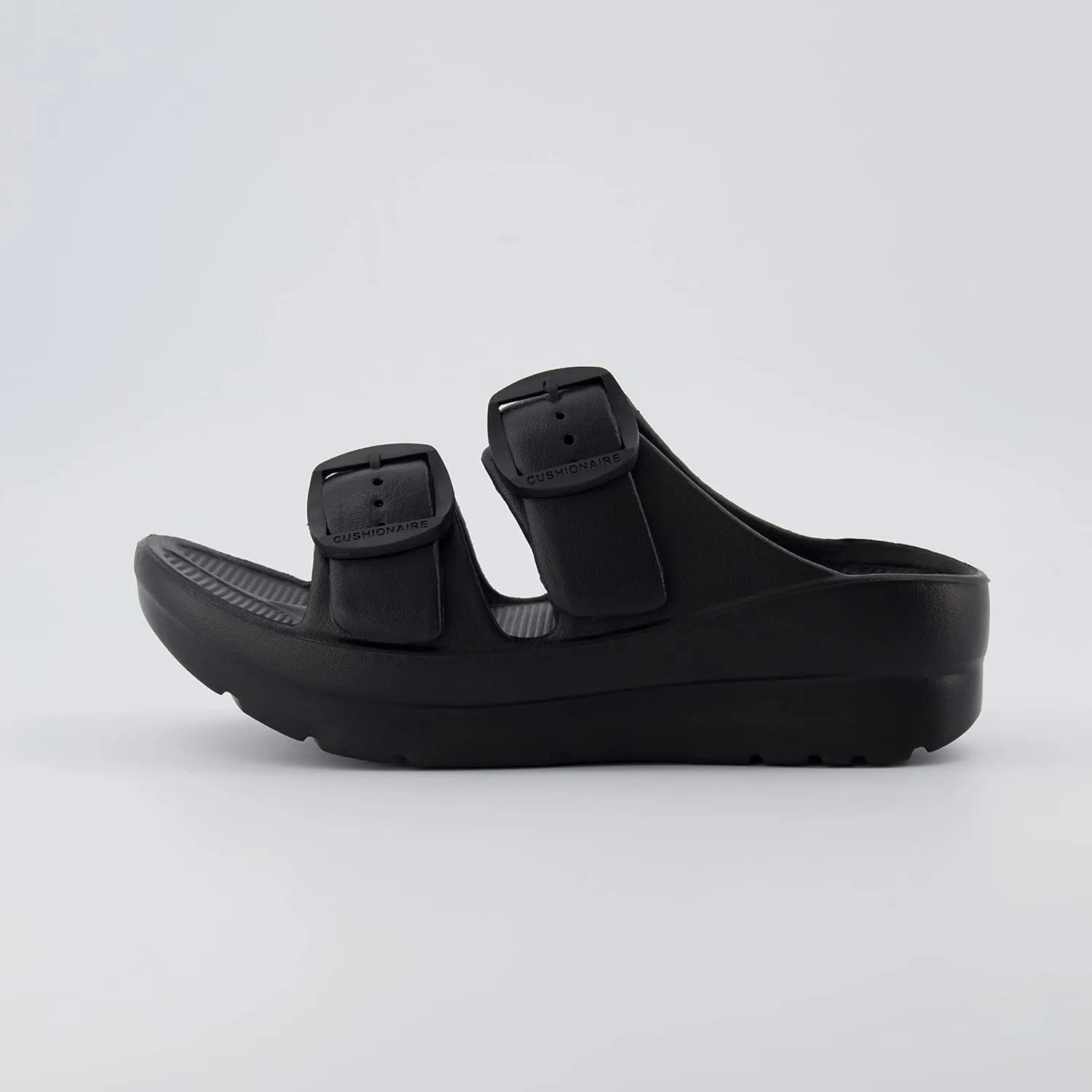 CUSHIONAIRE Women's Mesa recovery slide sandal with  Comfort
