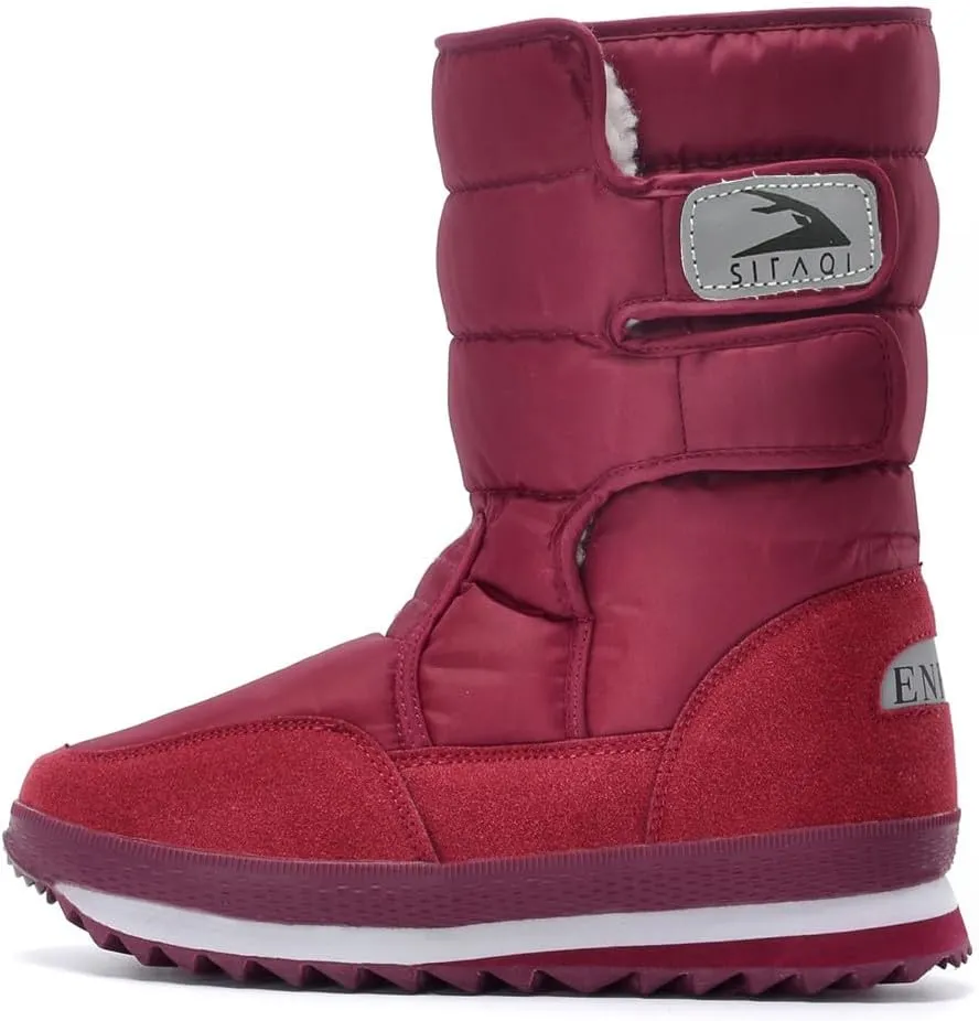DADAWEN Women's Waterproof Frosty Snow Boot