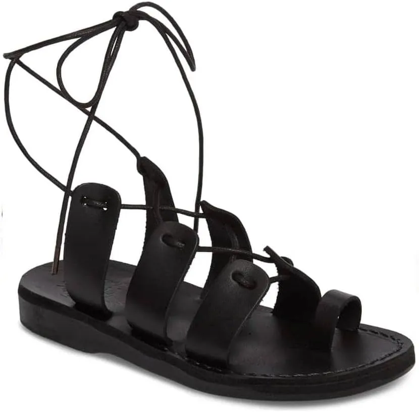 Deborah - Leather Lace Up Sandal - Womens Sandals