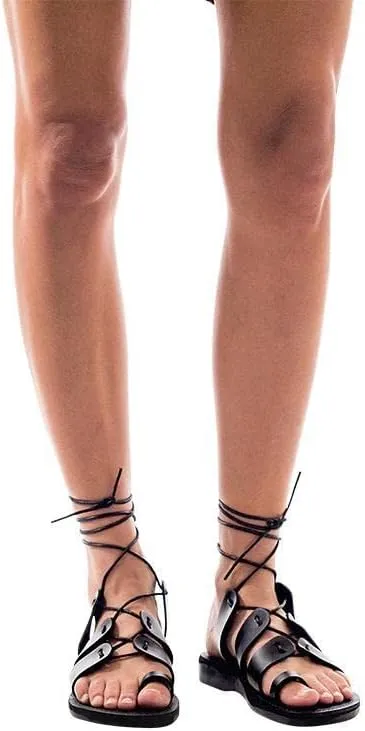 Deborah - Leather Lace Up Sandal - Womens Sandals