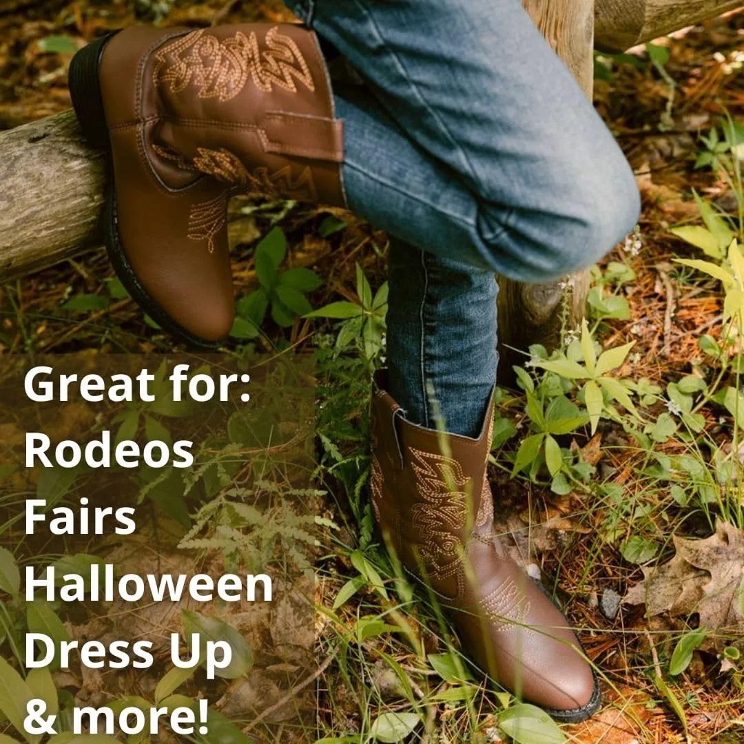 Deer Stags Boy's Ranch Western Boot
