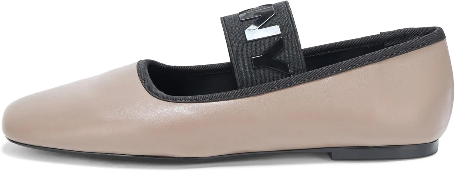 DKNY Women's Dace Square Toe Ballet Flat Mule