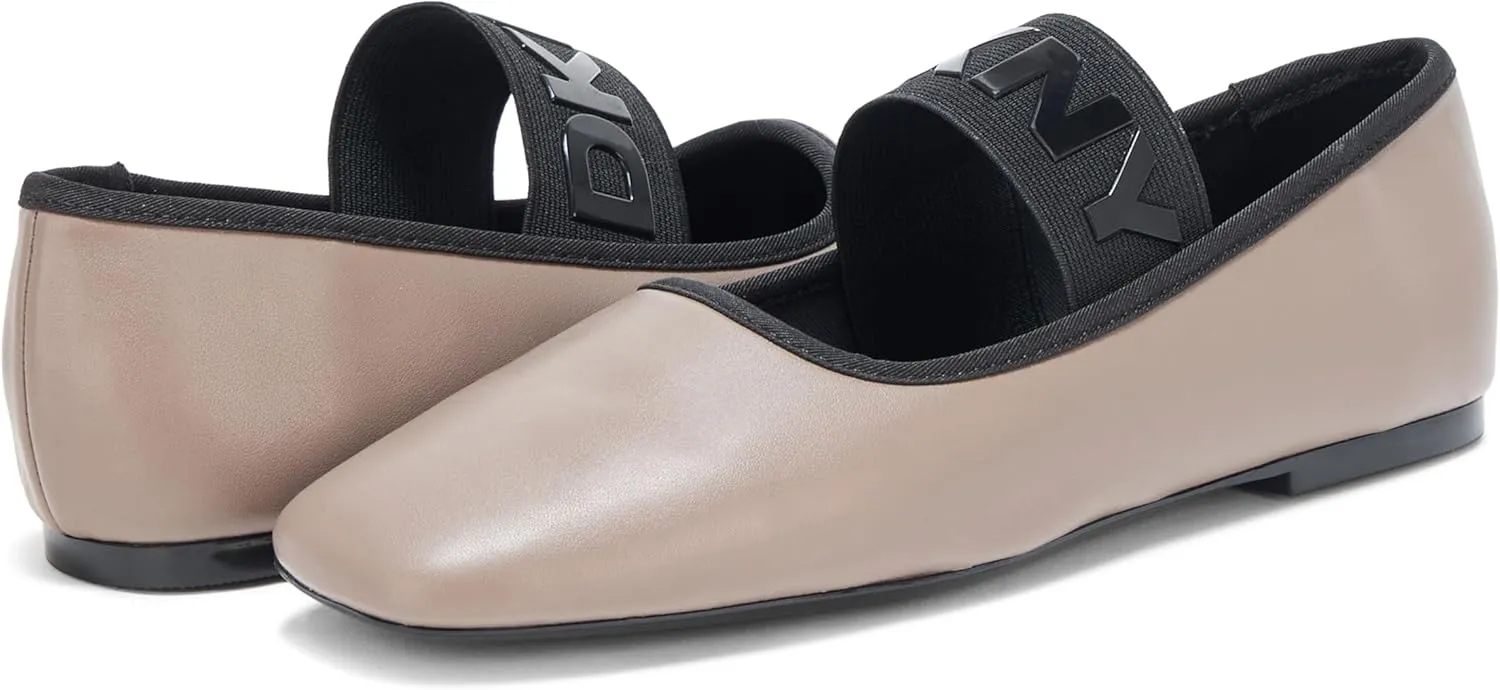 DKNY Women's Dace Square Toe Ballet Flat Mule