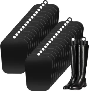 Domensi 30 Pcs Tall Boot Shaper Form Insert Filler Cowboy Boot Stand Support Holder Women Storage Organizer