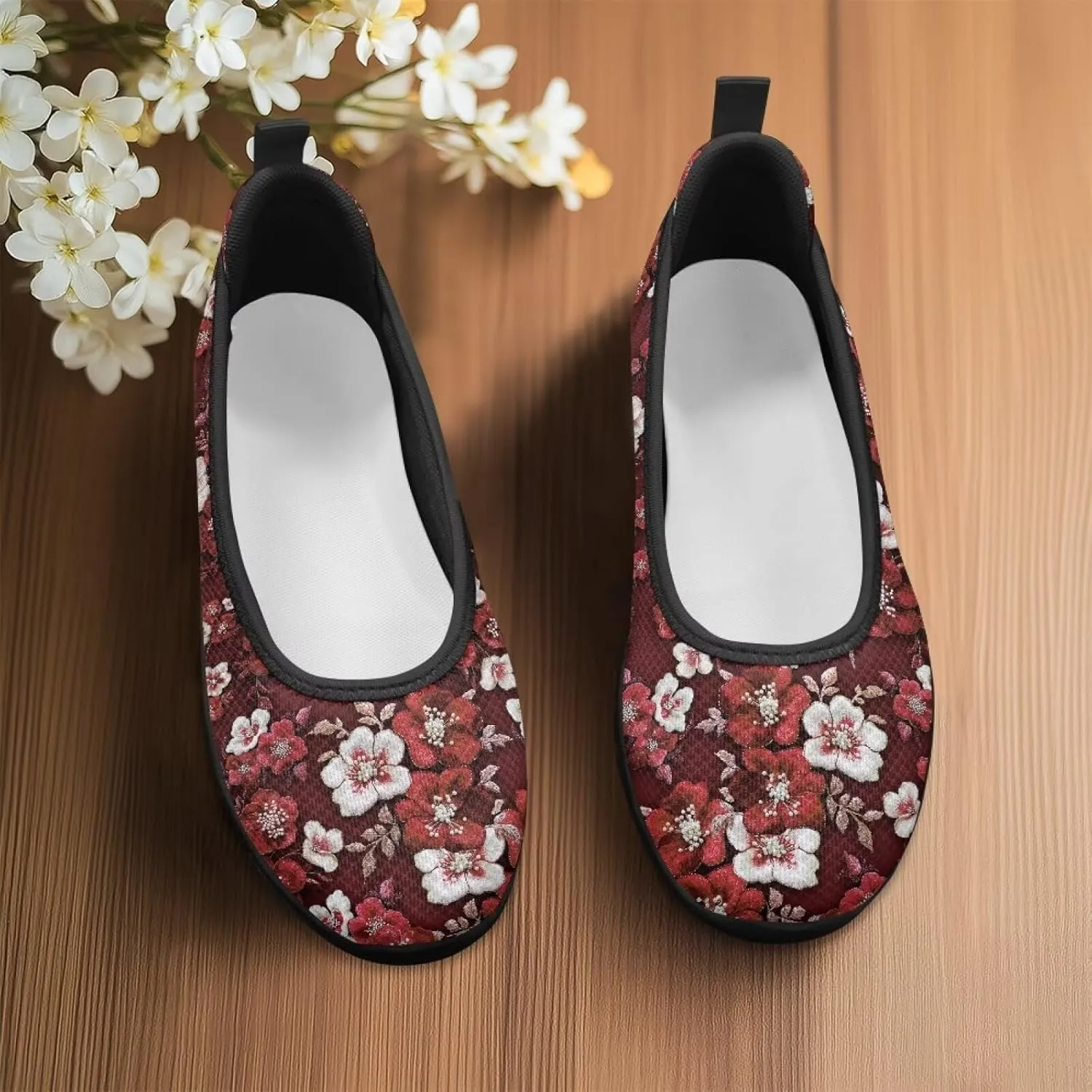 Doojoayie Ladies Slip On Shoes Trendy Loafers for Women Daily Business Wedding Wear