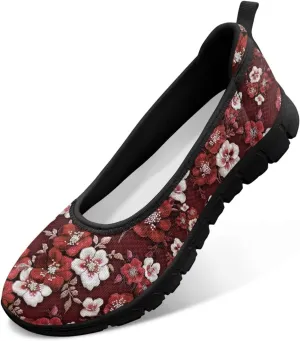 Doojoayie Ladies Slip On Shoes Trendy Loafers for Women Daily Business Wedding Wear