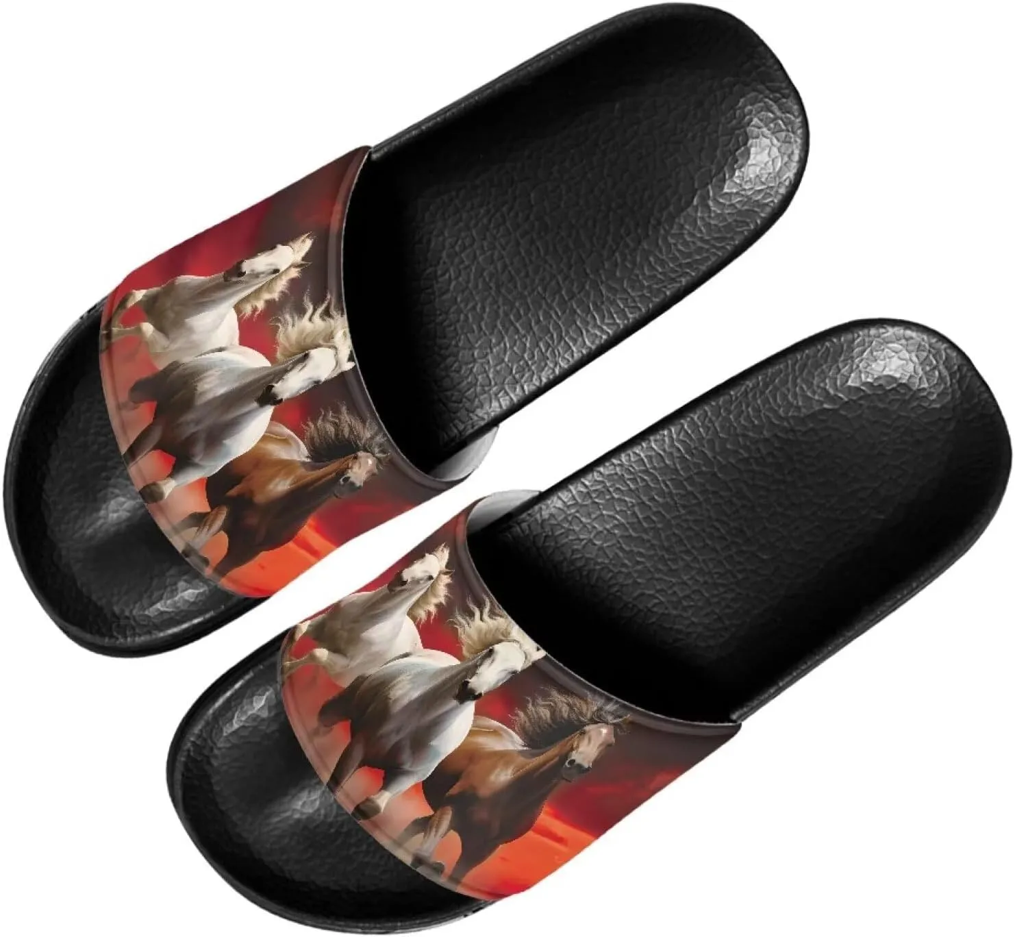 Doojoayie Open Toe Slippers for Women Non Slip Bath Slippers Casual Everyday Shoes