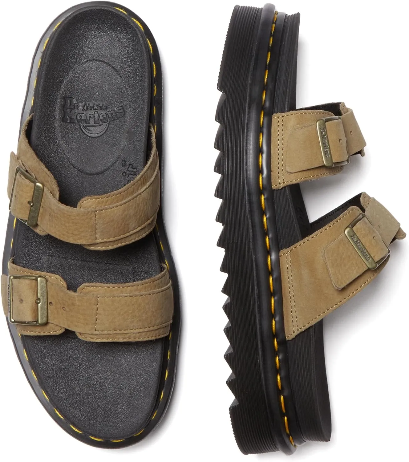 Dr. Martens Unisex Myles Black Brando Sandal