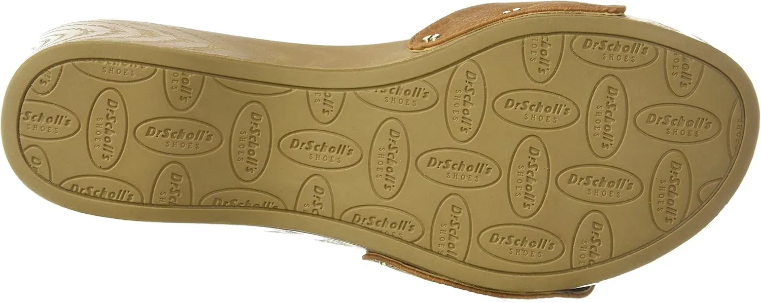 Dr. Scholl's Shoes Women's Classic Sandal Faux Wood Slide Sandal