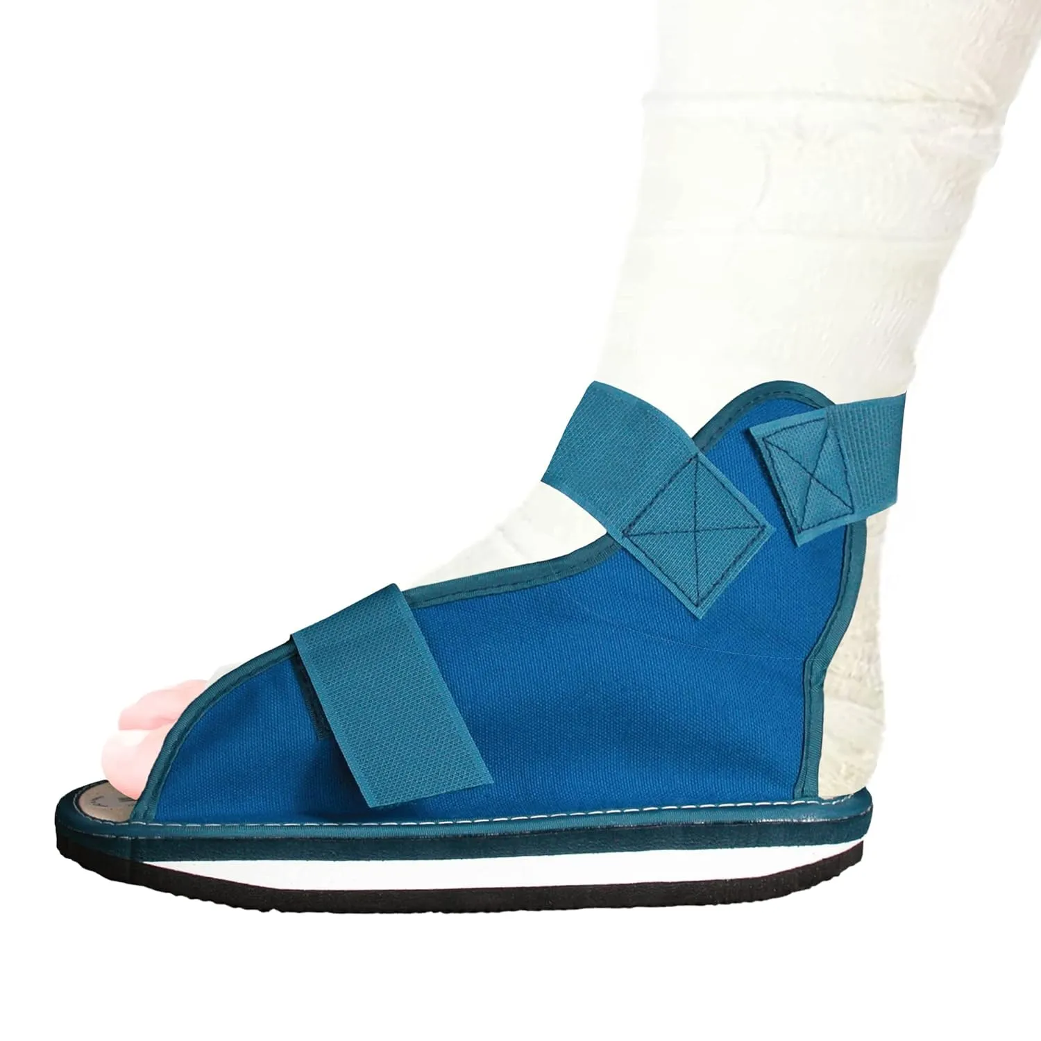 Economy Super Cast Shoes, Postoperative Cast Boot For Fracture Feet, Supports Surgical Foot Protection, Stables Ankle Joints, Size Medium 4-3/4"W x 11"L