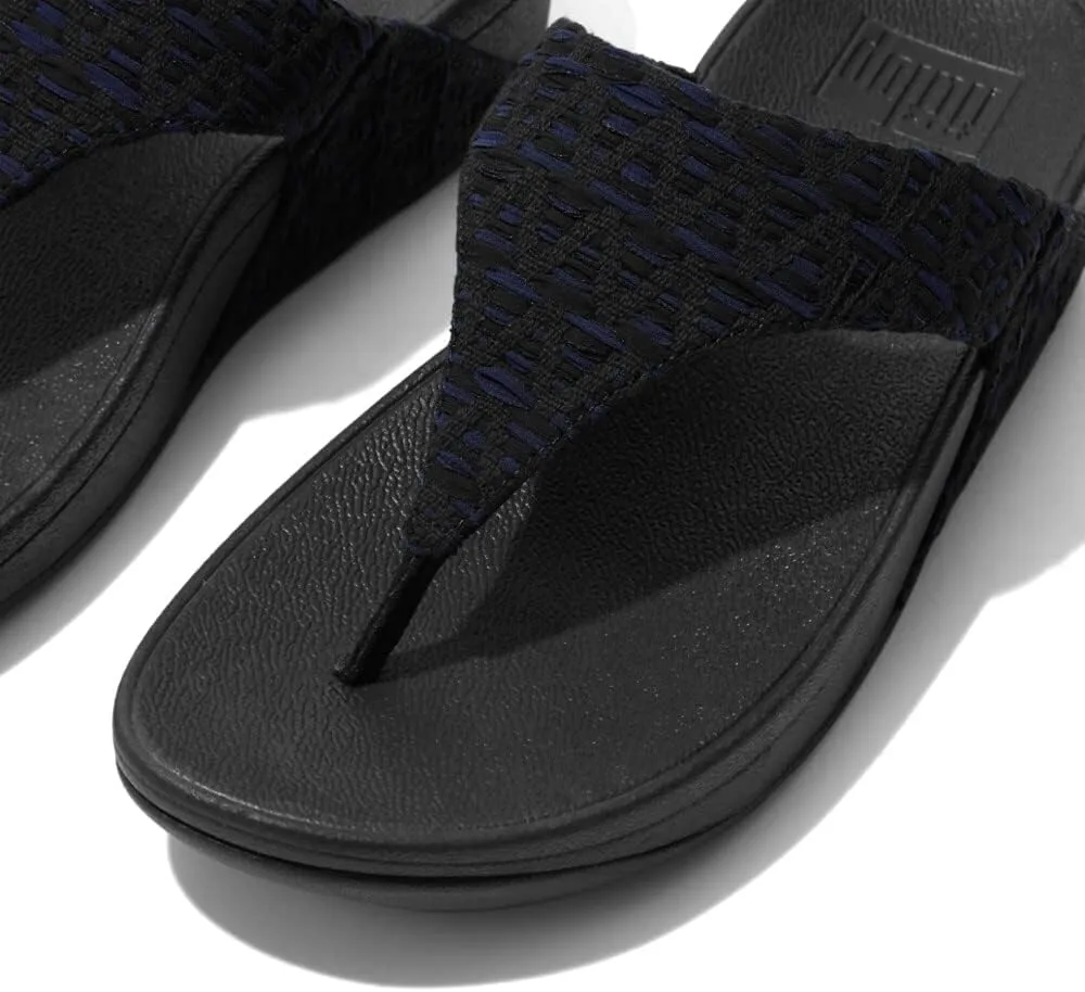 FitFlop Women's LULU GEO-Webbing Toe-Post Sandals