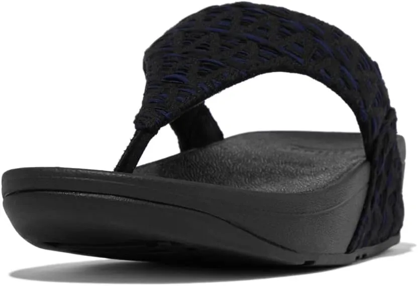 FitFlop Women's LULU GEO-Webbing Toe-Post Sandals